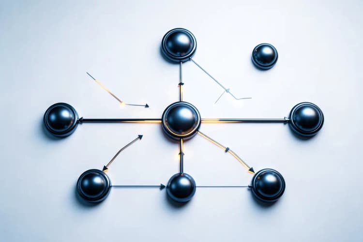Um diagrama de fluxo mostrando a interação entre empresas e o ChatGPT, com setas indicando o fluxo de informações.